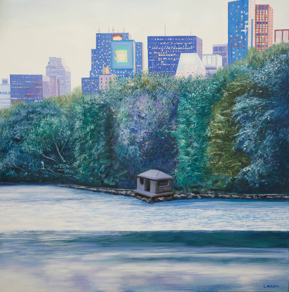 'Central_Park', Acrilico su Tela