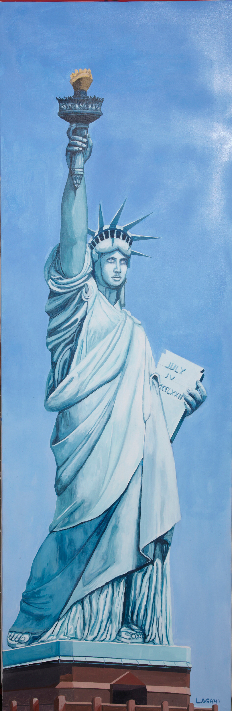 Liberty, Acrilico su tela