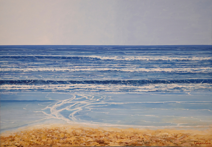 Mare (risacca), Acrilico su tela